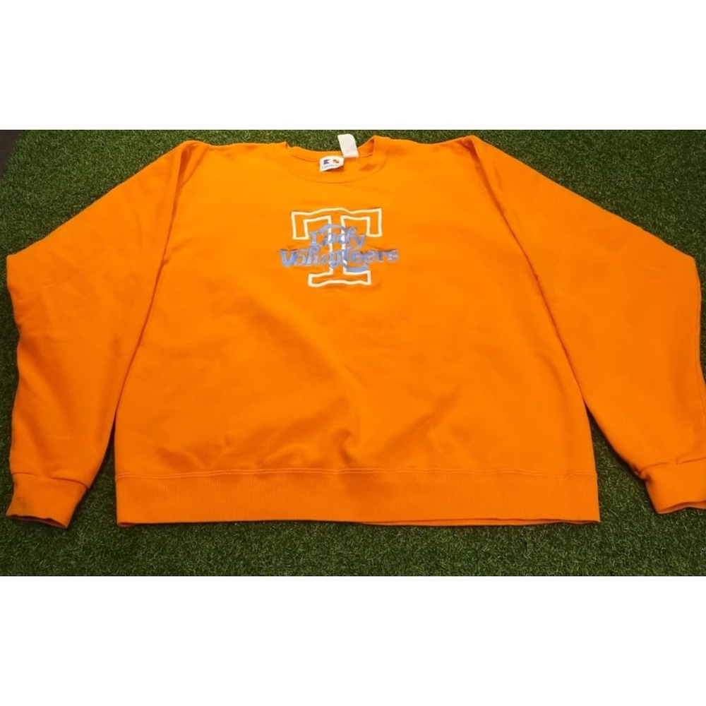 Vintage Tennessee Lady Volunteers B-Ball Sweatshirt Women‎ XL Orange Castaways